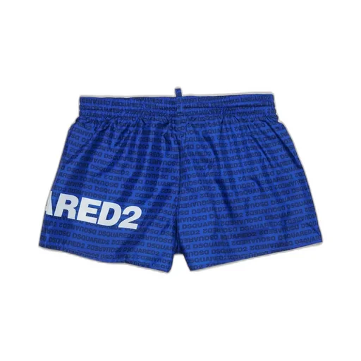 Dsquared2 Kids Logo Printed Drawstring Swim Shorts