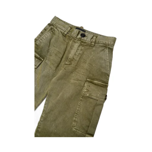 Dsquared2 Kids Tapered Leg Gabardine Cargo Pants