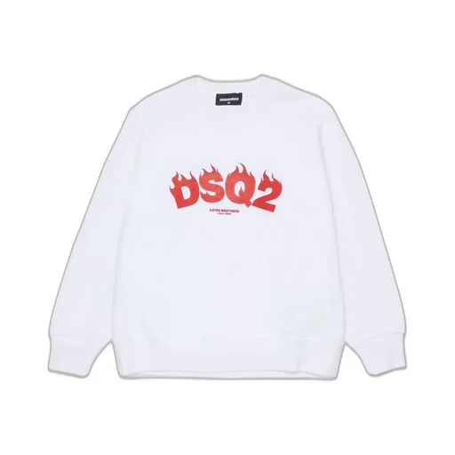 Dsquared2 Kids Logo Printed Crewneck Sweatshirt