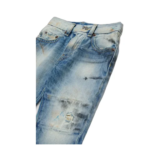 Dsquared2 Kids Distressed Logo Patch Jeans