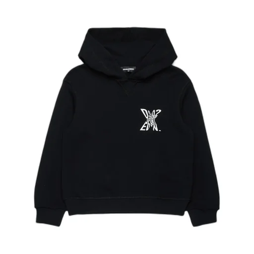 Dsquared2 Kids Logo Printed Long-Sleeved Hoodie