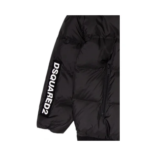 Dsquared2 Kids Logo Patch V-Neck Padded Jacket