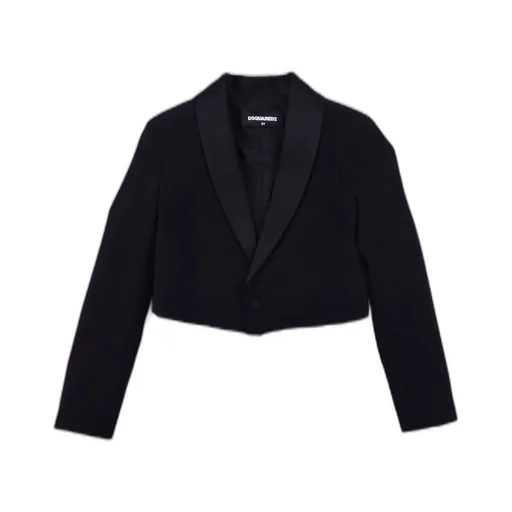 Dsquared2 Kids Buttoned Cropped Blazer