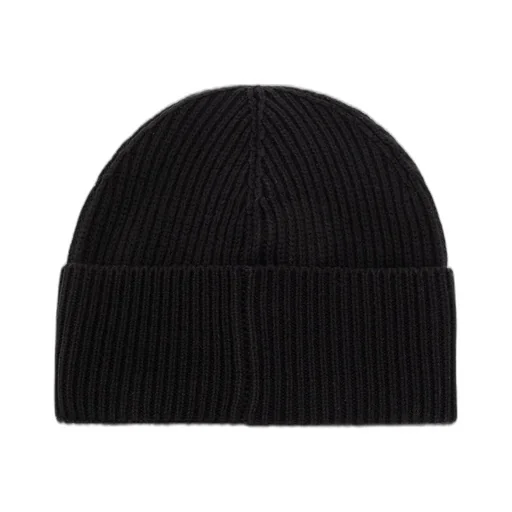 Dsquared2 Kids Logo Patch Ribbed Knitted Beanie