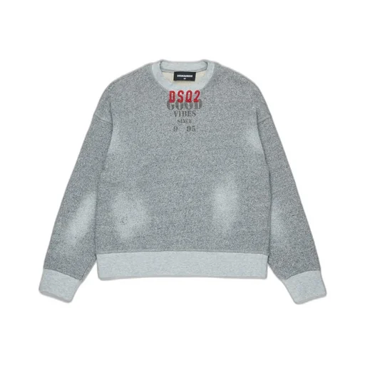 Dsquared2 Kids Dsq2 Logo Embroidered Knitted Jumper