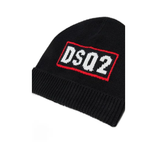 Dsquared2 Kids Logo Intarsia-Knit Beanie