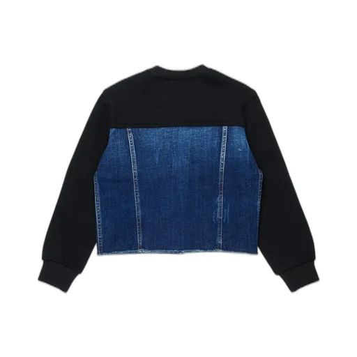 Dsquared2 Kids Crewneck Denim Sweatshirt