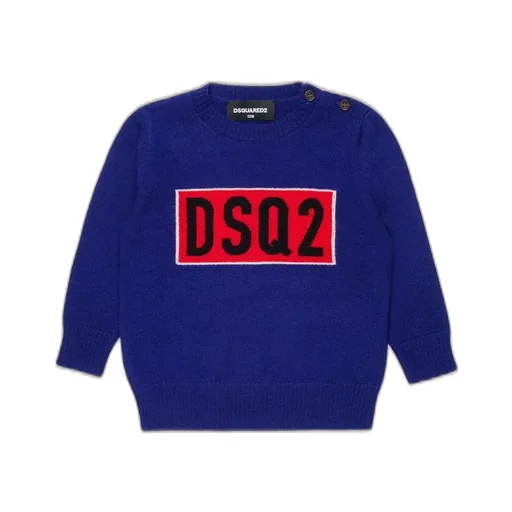 Dsquared2 Kids Dsq2 Logo Knitted Jumper