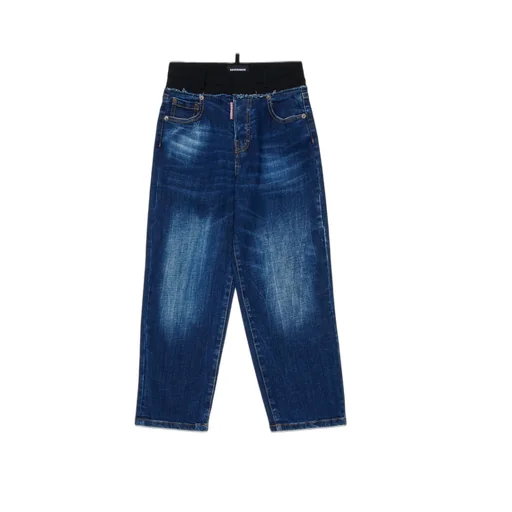 Dsquared2 Kids Raw-Cut Hem Jeans