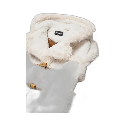 Dsquared2 Kids Faux Fur Hooded Jacket