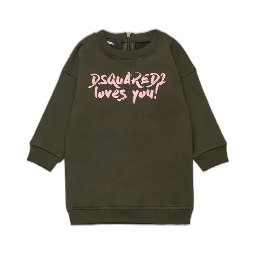 Dsquared2 Kids Logo Printed Sweater Dress