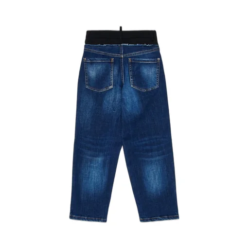 Dsquared2 Kids Raw-Cut Hem Jeans
