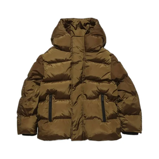 Dsquared2 Kids Logo Printed Straight Hem Padded Jacket