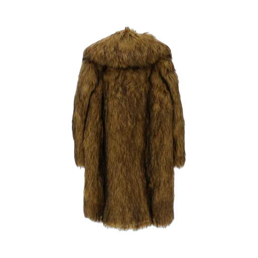 Dsquared2 Kids Long Sleeve Faux Fur Coat