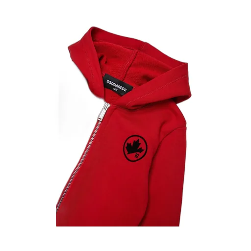 Dsquared2 Kids Logo Patch Zipped Hoodie