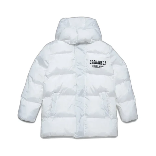 Dsquared2 Kids Logo Printed Hooded Jacket