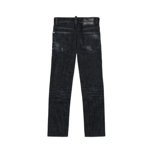 Dsquared2 Kids Logo Patch Skinny Jeans