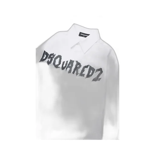 Dsquared2 Kids Logo Printed Long-Sleeved Shirt