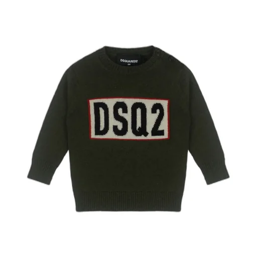 Dsquared2 Kids Dsq2 Logo Knitted Jumper