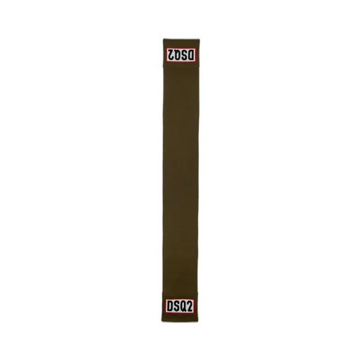 Dsquared2 Kids Logo Intarsia-Knit Finished-Edge Scarf