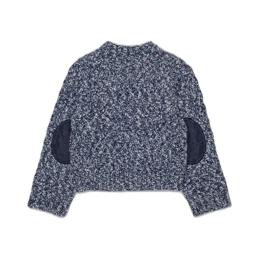 Dsquared2 Kids Logo Patch Cable-Knit Jumper