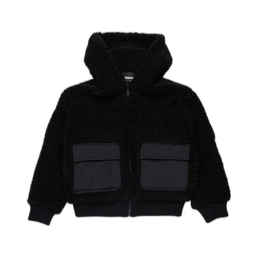 Dsquared2 Kids Hooded Teddy Jacket