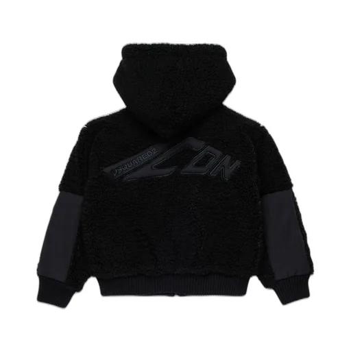 Dsquared2 Kids Hooded Teddy Jacket
