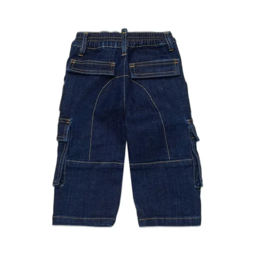 Dsquared2 Kids Icon Logo Embroidered Cargo Jeans