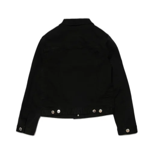 Dsquared2 Kids Wave Printed Buttoned Denim Jacket