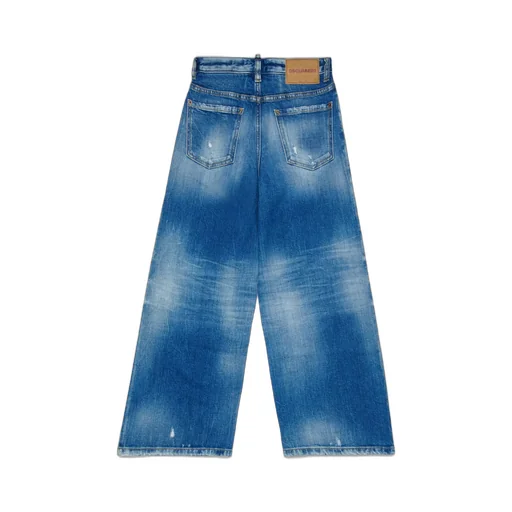 Dsquared2 Kids Distressed Flared Jeans
