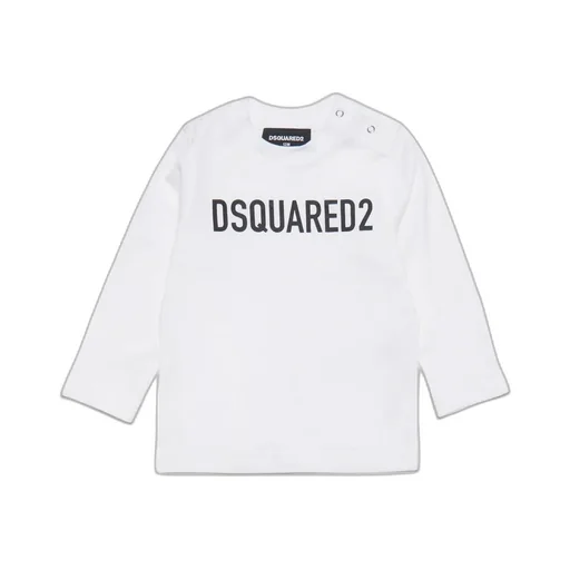Dsquared2 Kids Logo Printed Crewneck T-Shirt