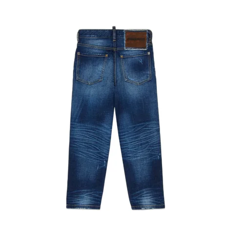 Dsquared2 Kids Distressed Straight-Leg Jeans
