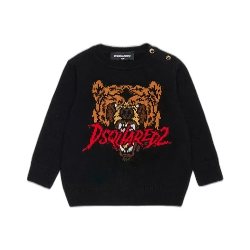 Dsquared2 Kids Intarsia-Knit Jumper