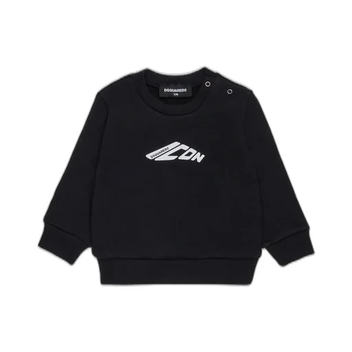 Dsquared2 Kids Icon Logo Printed Crewneck Sweatshirt