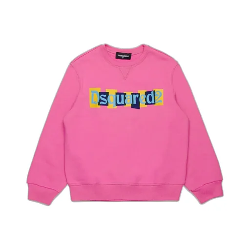 Dsquared2 Kids Logo Printed Crewneck Sweatshirt