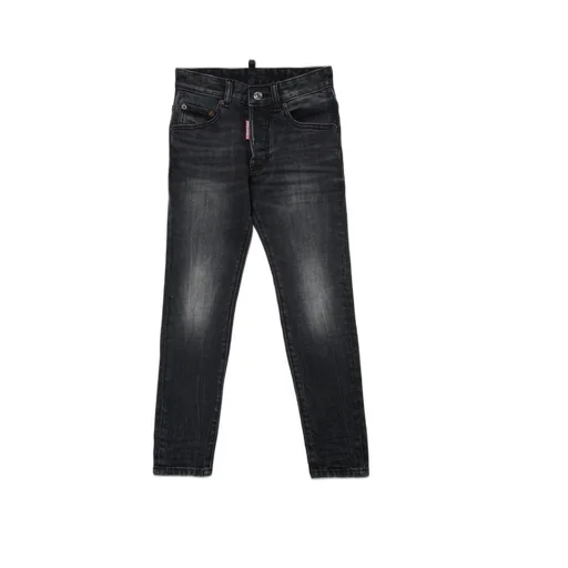 Dsquared2 Kids Skater Logo Patch Skinny Jeans