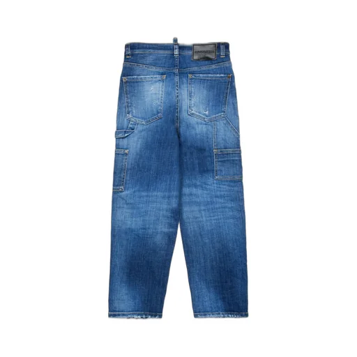 Dsquared2 Kids Distressed Straight-Leg Jeans
