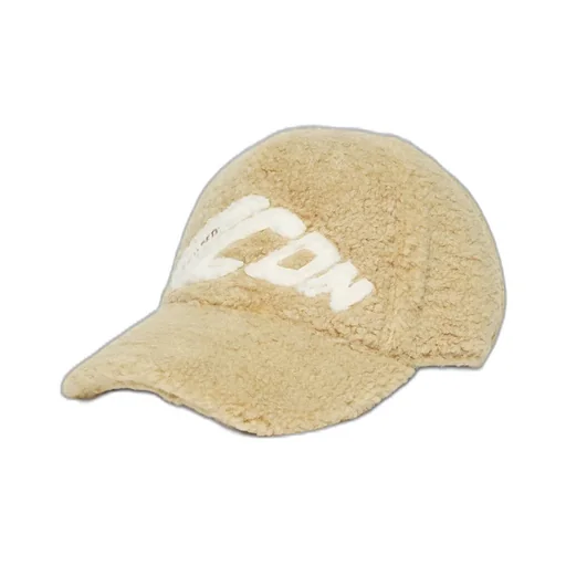 Dsquared2 Kids Icon Faux-Shearling Curved Peak Baseball Cap