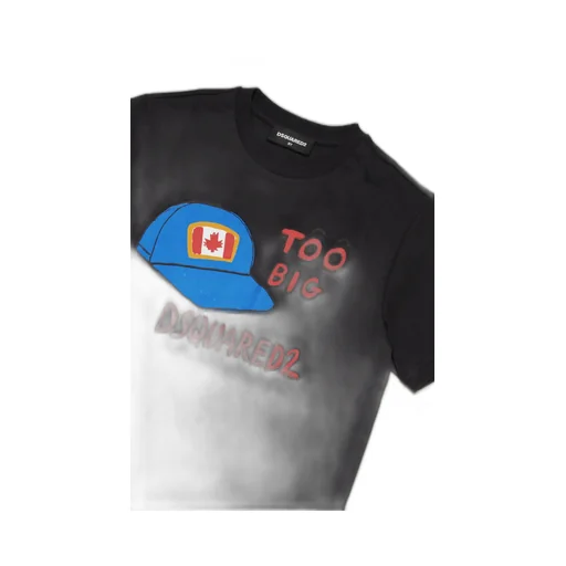 Dsquared2 Kids Logo Printed Crewneck T-Shirt