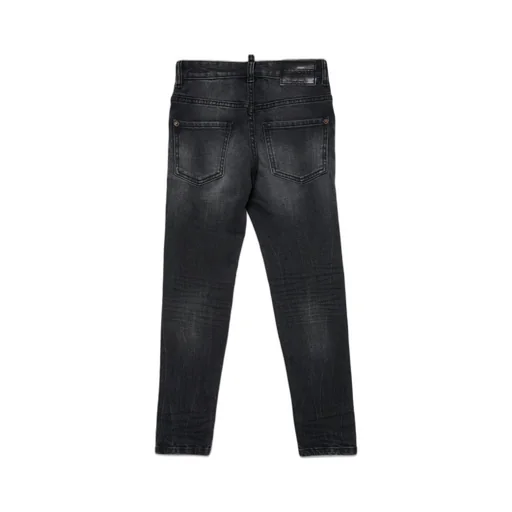 Dsquared2 Kids Skater Logo Patch Skinny Jeans