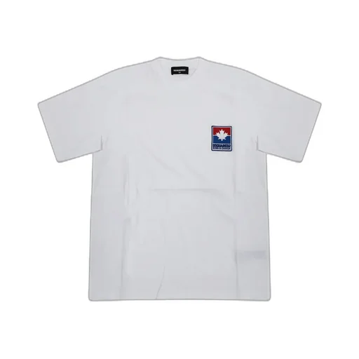 Dsquared2 Kids Born In Canada Patch Crewneck T-Shirt