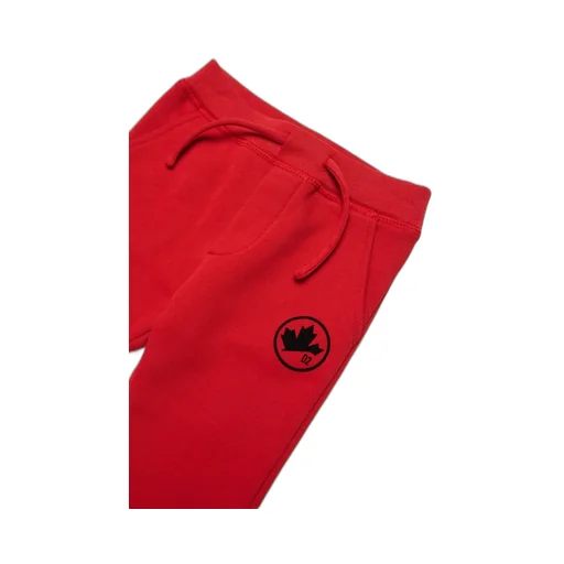Dsquared2 Kids Leaf Printed Fleece Jogger Pants
