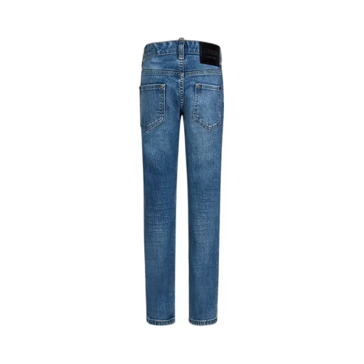 Dsquared2 Kids Mid-Rise Skinny Stretched Jeans