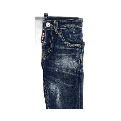 Dsquared2 Kids Distressed Mid-Rise Jeans
