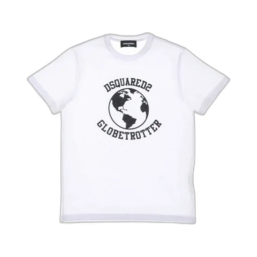 Dsquared2 Kids Logo Printed Crewneck T-Shirt