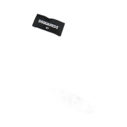 Dsquared2 Kids Logo Patch Curved Hem Shirt