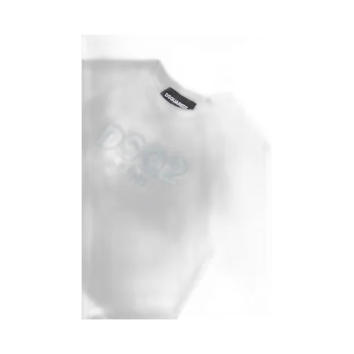 Dsquared2 Kids Logo-Printed Crewneck Ruffled T-Shirt
