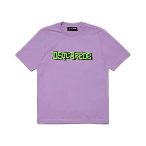 Dsquared2 Kids Logo-Printed Crewneck T-Shirt