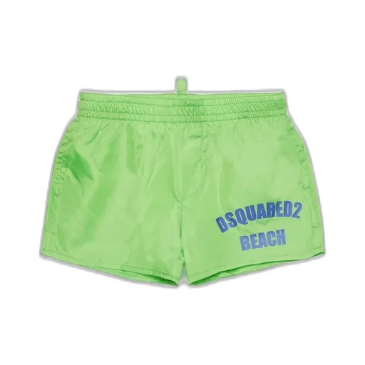 Dsquared2 Kids Logo-Printed Elasticated Waistband Swim Shorts