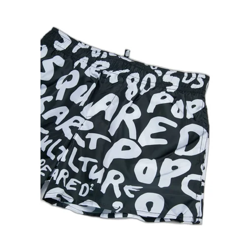 Dsquared2 Kids Logo-Printed Elasticated Waistband Swim Shorts